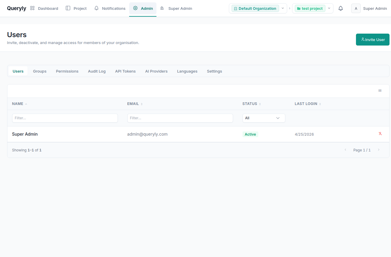 Qrly UI screenshot 9